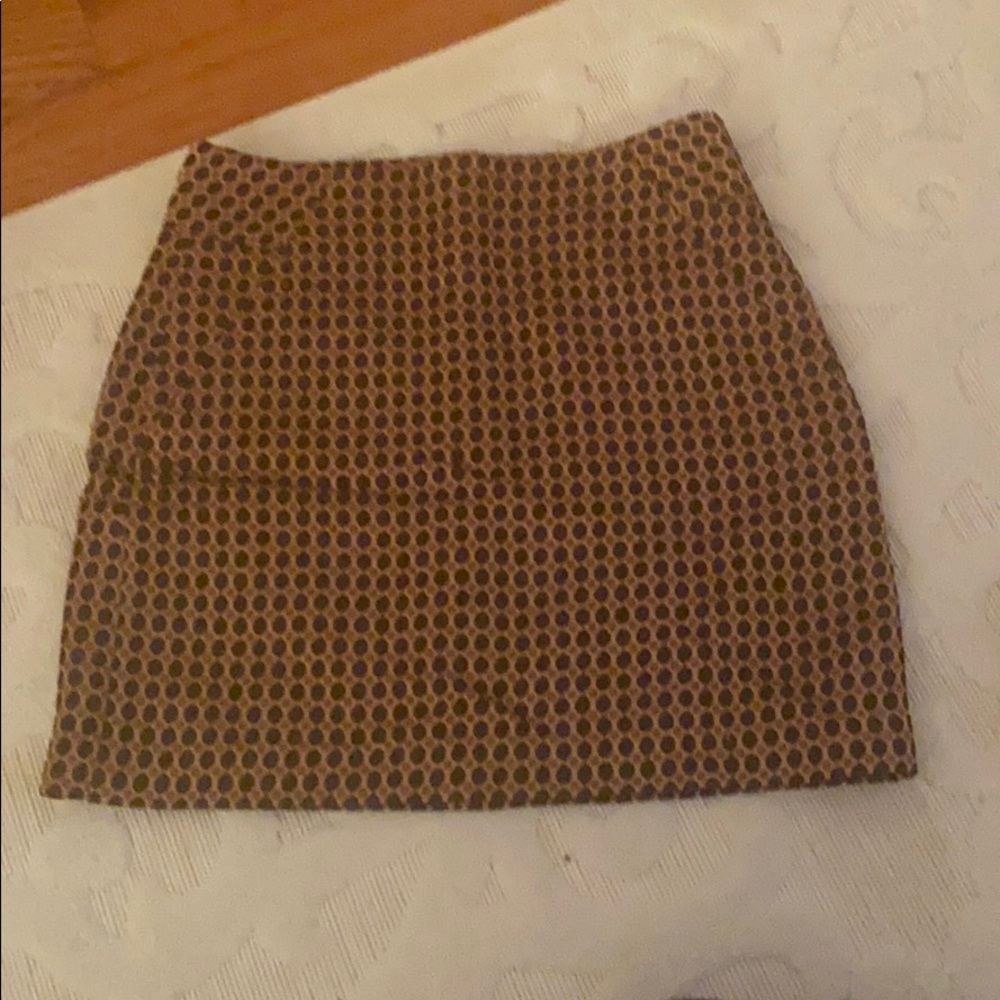 Loft black and gold skirt